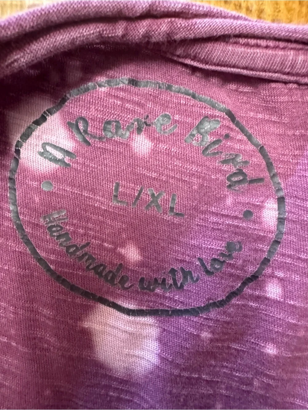 A rare bird Women’s Washed Mauve Tie-Dye Short Sleeve Dress